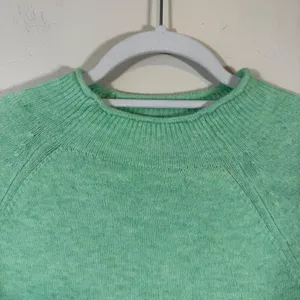 J. Crew Mock Neck Sweater‎ Light Green Wool Blend Merino Alpaka Soft size Small thumbnail 7