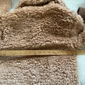 BB Dakota Brown Size XS Fuzzy Jacket Teddy Plush Soft Cozy Warm Coat New thumbnail 9