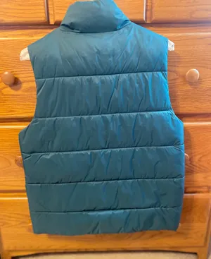 Gap Green Puffer Vest thumbnail 2