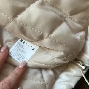 BELITA WHITE PUFFY JACKET Size M thumbnail 4
