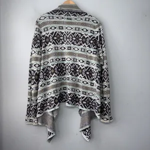 Billabong Drape Cardigan Size Large Aztec Boho Western Waterfall Coastal Cowgirl thumbnail 5