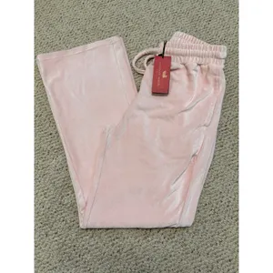 NWT Southern Marsh Courtney Corduroy Lounge Pants Pink Velour M Preppy thumbnail 7
