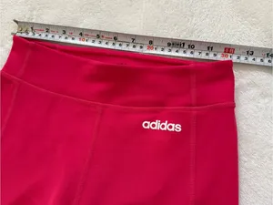 Adidas AeroReady Hot Pink 3 Stripe Leggings Athletic Yoga Gym Size S thumbnail 6