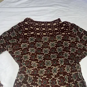 Patrons Of Peace M Medium Tulip Wrap Printed Boho Long Sleeve Dress thumbnail 13