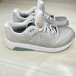 New Balance 928v3 Womens 7.5 Grey Leather Walking Shoes WW928GR3 thumbnail 9