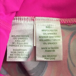Lilly Pulitzer Weekender Luxletic‎ Leggings Crop Flamingoals Sz Small thumbnail 7