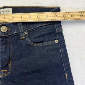 Hudson Nico Super Skinny Midrise Jeans Dark Wash Indigo Size 25 Made USA‎ thumbnail 4