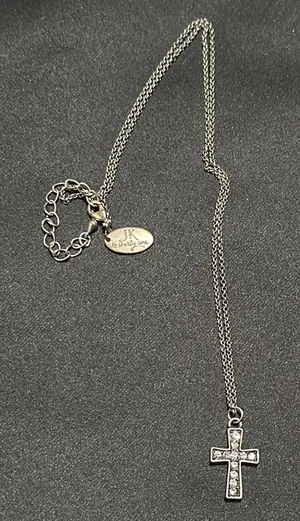 Enchanted Cross Necklace Silver thumbnail 1
