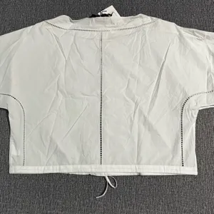 Theory Women’s White Ladder Eyelet Top thumbnail 8
