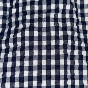 J. Crew Factory V Neck Button Front Navy Gingham Sleeveless Dress 0‎ Lined thumbnail 3