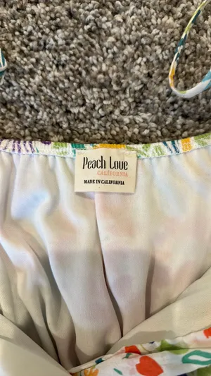 Peach Love Fun Floral Dress thumbnail 5