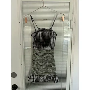 Urban Outfitters smocked gingham Smocked Mini‎ dress XS thumbnail 2