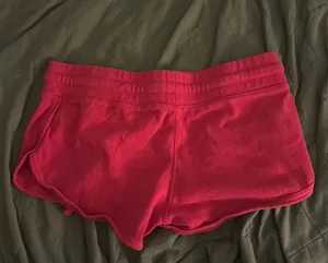 John Galt Red Sweat Shorts  thumbnail 1