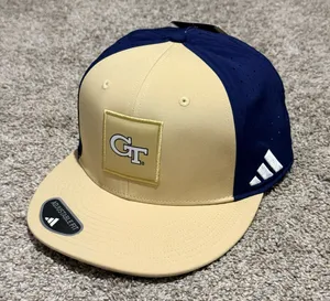 New Adidas Georgia Tech Yellow Jackets Hat Men’s Adjustable Snapback Cap thumbnail 1