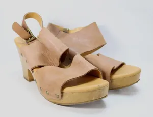 Korks by Kork-Ease Annaleigh Platform Wedge‎ Clog Sandals Size 9 M Dusty Rose thumbnail 1