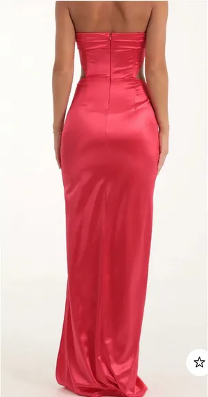 Lucy in the Sky Maxi Dress Cut-Out Red thumbnail 3