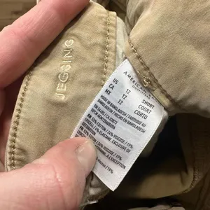 American Eagle tan 12 short hi-rise normcore jeggings thumbnail 2
