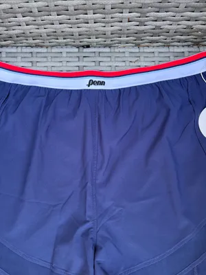 Penn Navy Breathable Wicking Elastic Waist 4 way stretch Shorts thumbnail 3