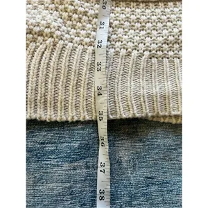 Reborn J Ivory Cable Knit Open Front Cardigan Women's Large thumbnail 5