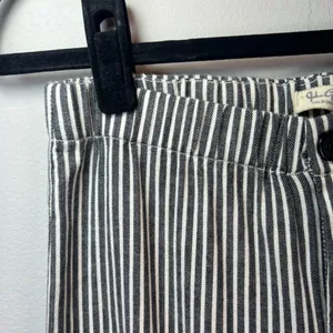 Brandy Melville John Galt Tilden Pants Black White Stripe High Rise School Small thumbnail 3