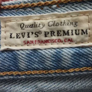 Levi's 501 Light Wash Embellished Rhinestone Silver Stud Jeans Size 25 thumbnail 5