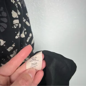 Madewell Starview Batik Grid Silk Dress Sz 2‎ thumbnail 7