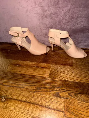 Nine West Blush Open-Toe Slingback Block Heels thumbnail 3
