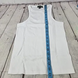 J. Crew New‎ favorite tank top in vintage rib White S NWT thumbnail 8