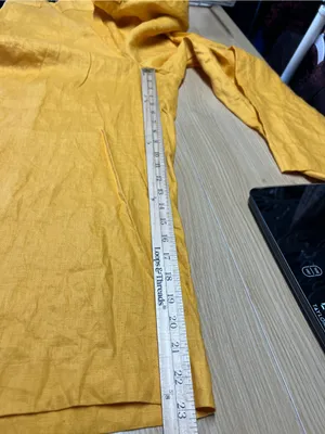 Worthington High Waist Wide Leg Crop Linen Pants M California Gold NWT thumbnail 13