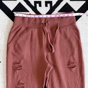 Aerie The Destroyed City Jogger in Brown-Rust Medium thumbnail 5