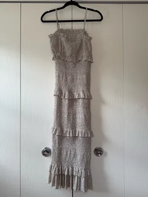 Mable Esme Smocking Detailed MIDI Dress Size Medium thumbnail 4