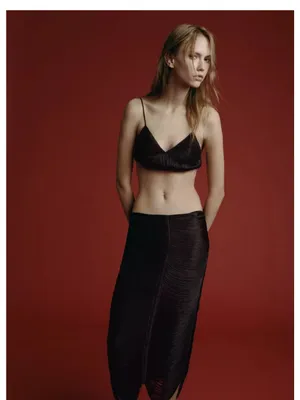 Zara fringe mini top. M thumbnail 2