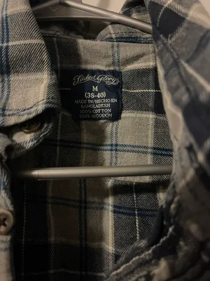 Faded Glory Flannel Print Top thumbnail 2
