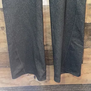 Zobha Charcoal Gray Flare Yoga Pants thumbnail 2