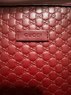 Gucci Micro Guccissima 2-Way Bag in Dark Red thumbnail 4
