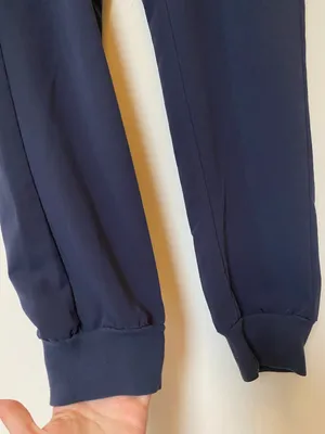 FIGS Zamora 6-Pocket Jogger Scrub Pants Quiet Navy Blue Sz Large TALL thumbnail 10