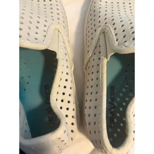 SeaVees‎ Slip On Sneakers Perforated Leather Off White Casual Breathable thumbnail 5