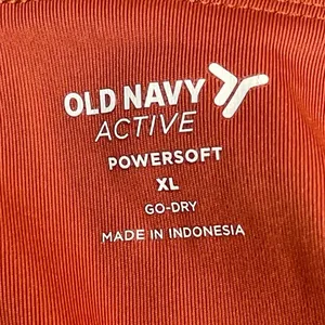 Old Navy Sienna Birch Powersoft Orange Sleeveless Athletic Mini A-Line Dress XL thumbnail 4