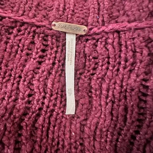 FREE PEOPLE Cable Knit Oversized Cardigan Sweater Size XS thumbnail 9