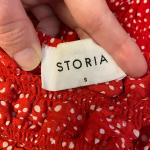 Storia Red White Polka Dot Ruffled‎ Tank and Skirt Set Size S Boho Preppy thumbnail 2