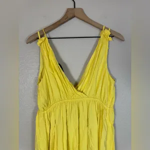 Majorelle Esther Midi Dress in Canary Yellow size Small $215 thumbnail 9