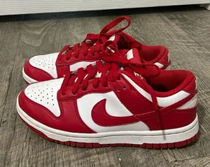Red Nike Dunk Low thumbnail 1