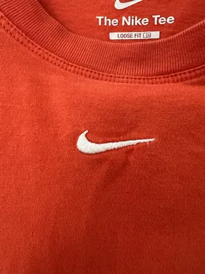 The Nike Tee Loose Fit Orange Tee thumbnail 3