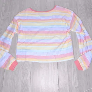 HAUTE HIPPIE Women’s Striped French Terry Long Sleeve Sweatshirt thumbnail 3
