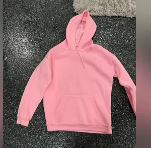 Women’s Pink Large Soft Hoodie Hooded Sweatshirt thumbnail 1