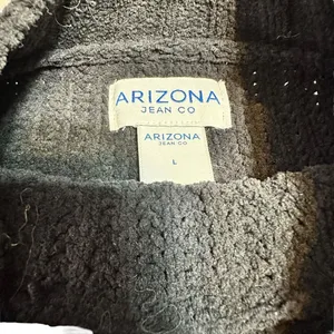 Arizona Jena Co women's size large black knit sweater thumbnail 2