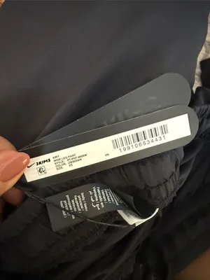 NWT NikeSKIMS Airy Wide Leg Pant in Obsidian (G13) XS thumbnail 3