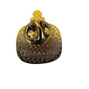 Dior Dune Perfume Bottle Gold Tone Vintage Brooch thumbnail 3