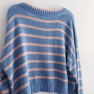 American Eagle Striped Chunky Knit Stripe Sweater thumbnail 6
