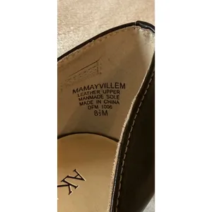 AK Anne Klein Pointed Toe Pumps Women's Size 8.5M Black Kitten Heels Pull-On thumbnail 5